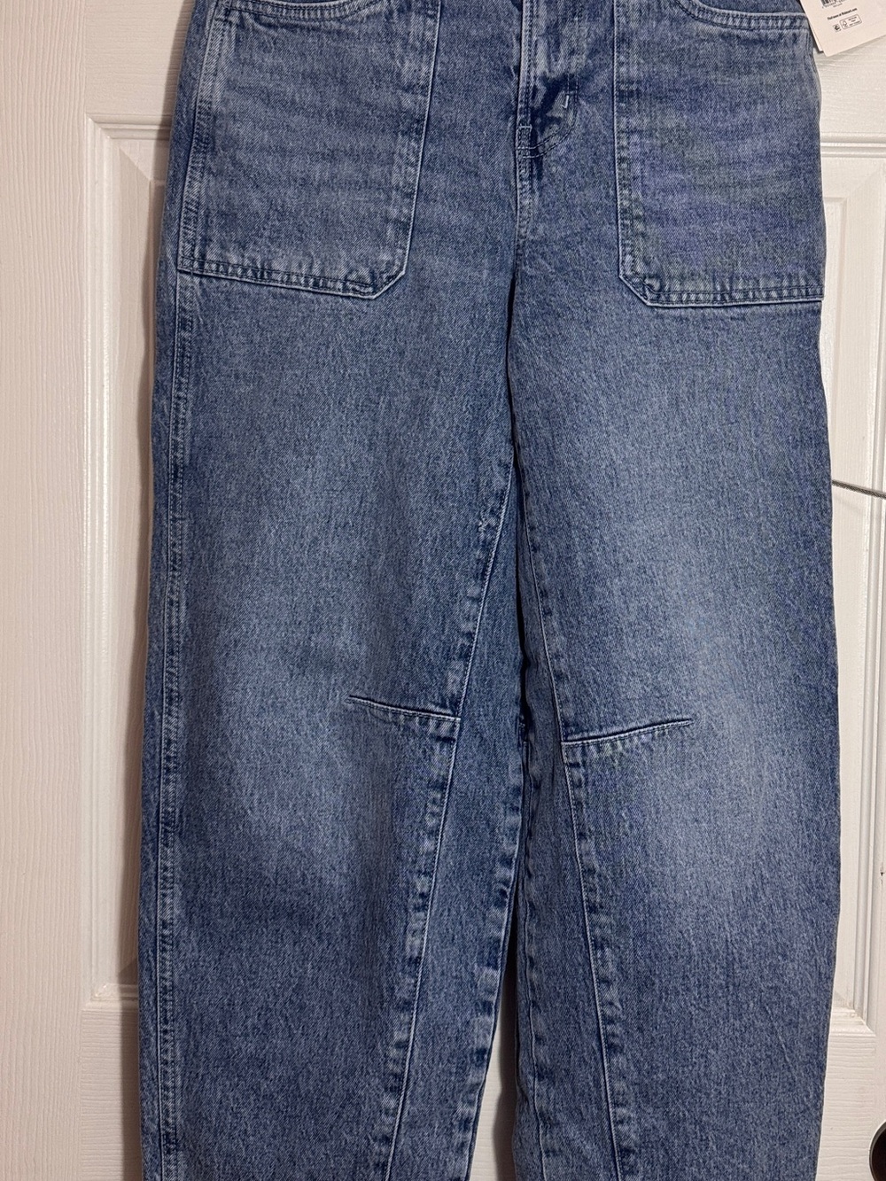 NWT Free Assembly Cropped Carpenter Barrel Jeans Size 0